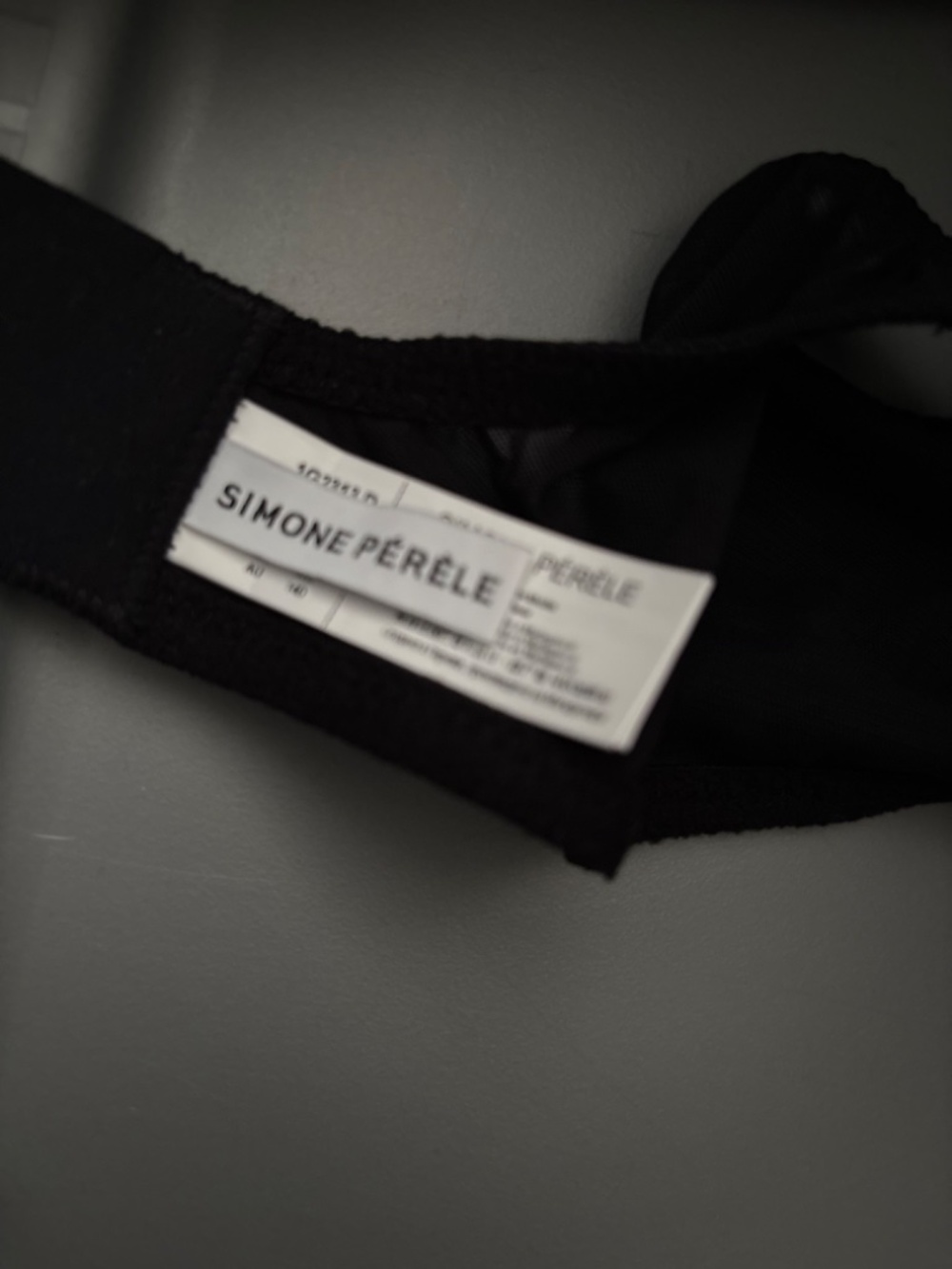 Simone Perele Black & Nude Mesh Romance Full Cup Bra Underwire 1G2313 Nwt 36D - Picture 5 of 5
